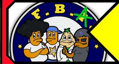 f.b.a childrens tween tv cartoon series logo