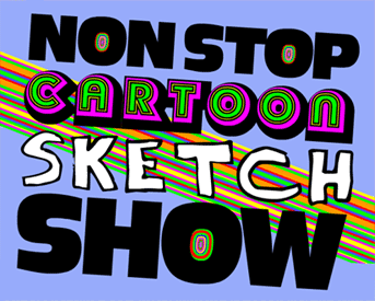non stop cartoon sketch show primetime cartoon series logo